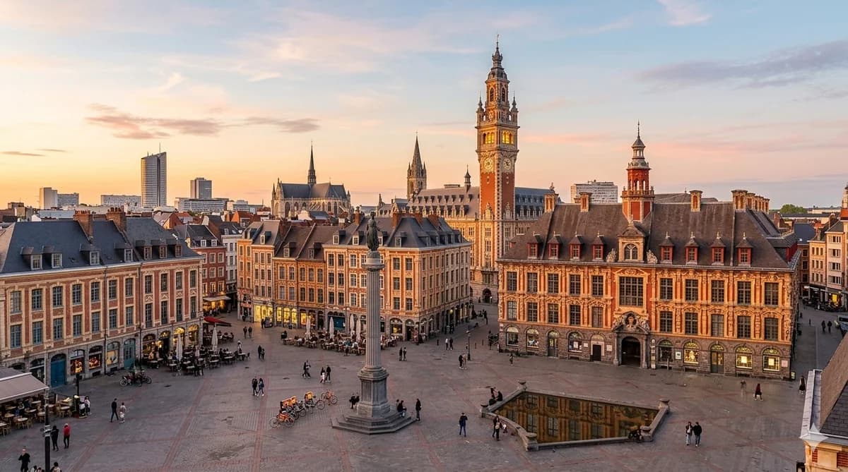 Vue de Lille — cours d'arabe à Lille