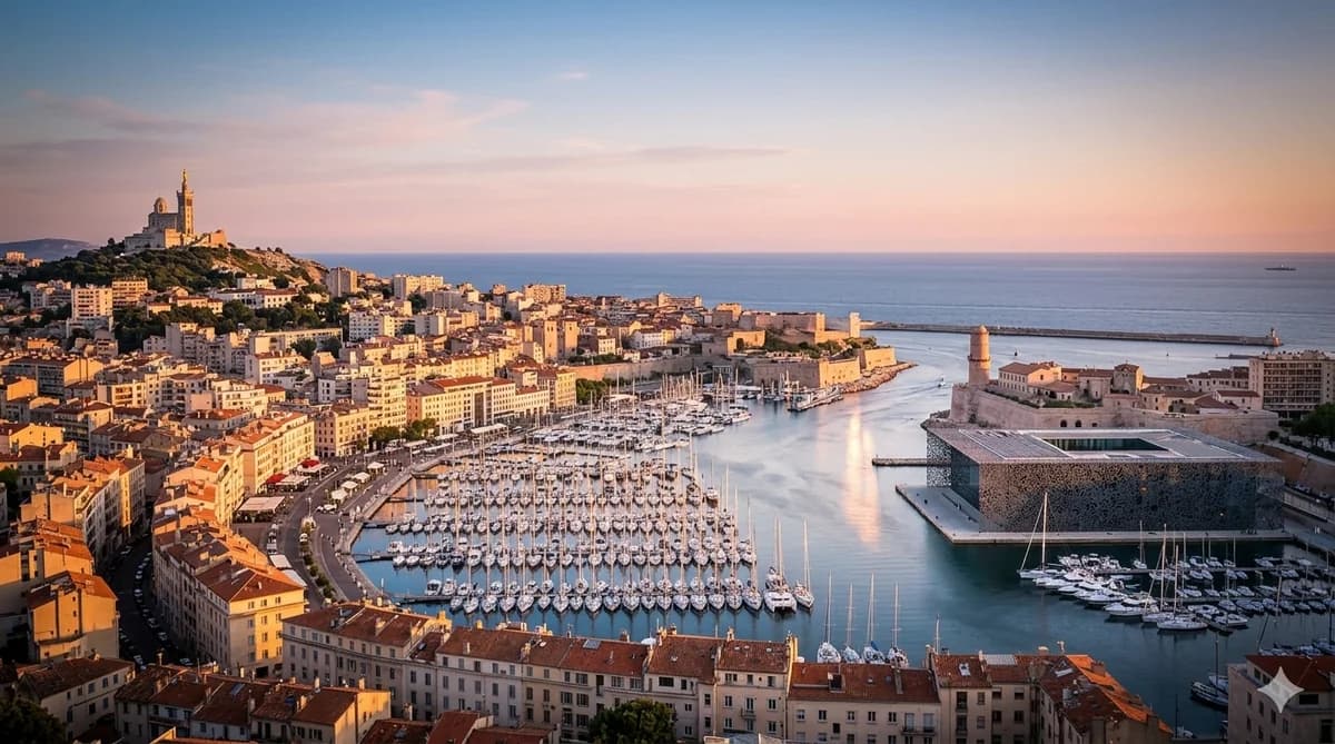 Vue de Marseille — cours d'arabe à Marseille