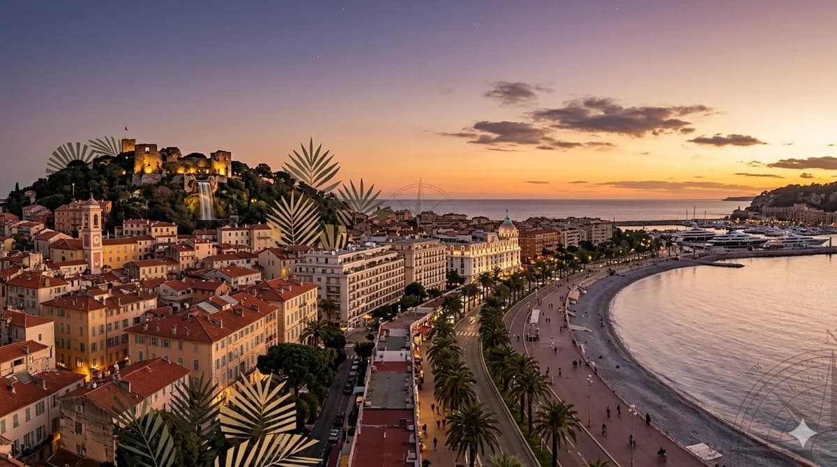 Vue de Nice — cours d'arabe à Nice
