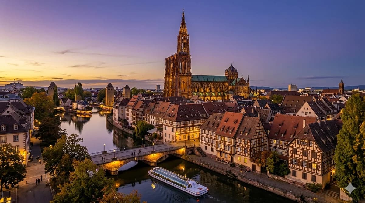 Vue de Strasbourg — cours d'arabe à Strasbourg