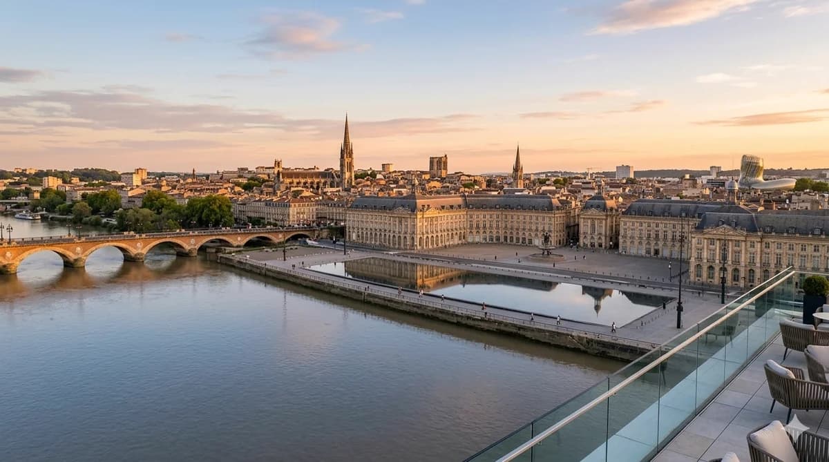 Vue de Bordeaux — cours d'arabe à Bordeaux